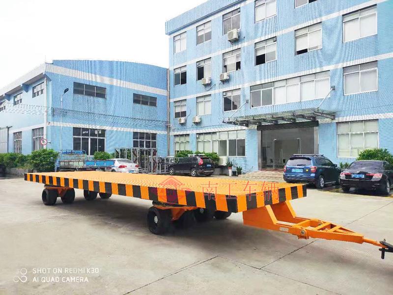 30噸重型無(wú)動(dòng)力牽引平板拖車