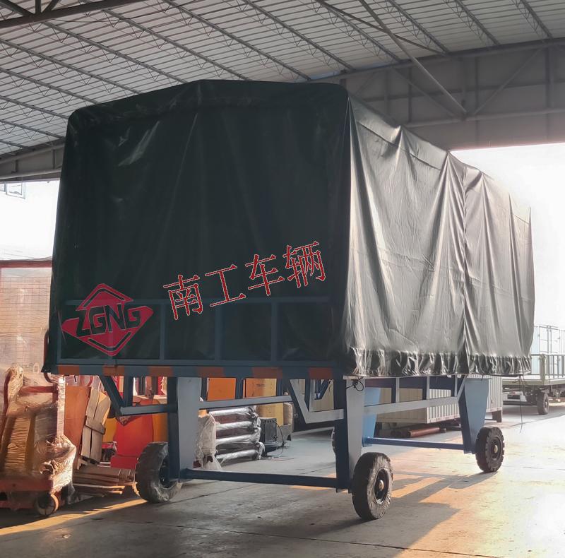 5噸雨棚平板拖車(chē) 加高型
