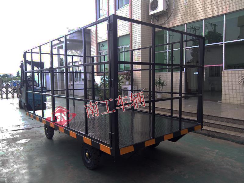 3噸高護(hù)欄無(wú)動(dòng)力全掛平板拖車