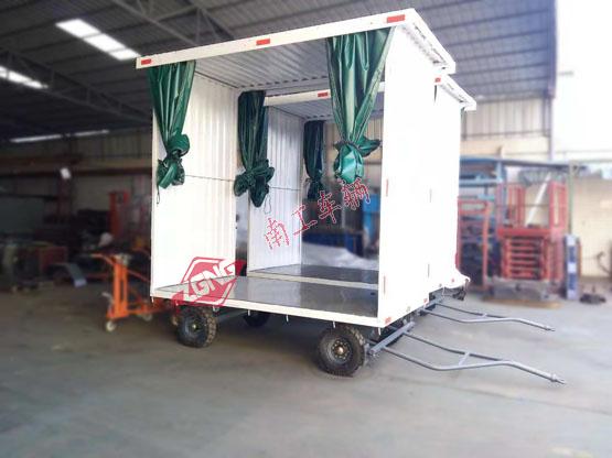 平板車(chē) 2噸白色雨篷平板拖車(chē)