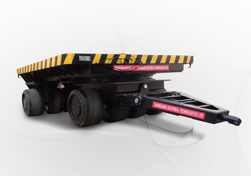 60噸重型工業(yè)平板拖車(chē) 車(chē)間貨物周轉(zhuǎn)平板車(chē)