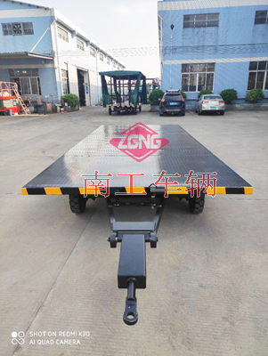 5噸雙牽引平板車(chē) 叉車(chē)牽引工具全掛拖車(chē)5I.jpg